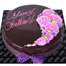 Birthday Chocolate Fudge Cake - 2.2 Lbs