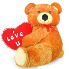 XXL Teddy with love heart