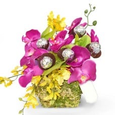 Orchid Touch With Ferrero Balls