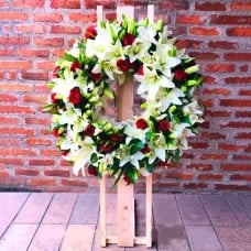 Coffin Wreath (Stand On Type -2 - Round)