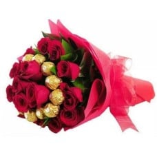 Ferrero Rocher And Rose Bouquet