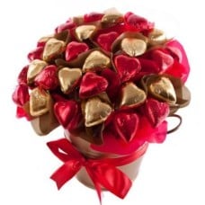 Heart Shaped Chocolate Bouquet