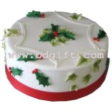 (44) Yummy Yummy- 3.3 Pounds Vanilla Round Cake For X- mas