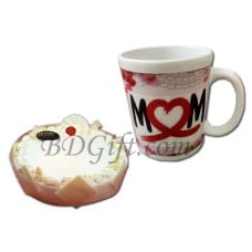 (04) Half kg cake W/ Mom Mug