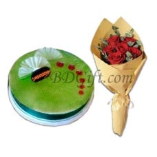 (14)Yummy Yummy's Cake with Roses