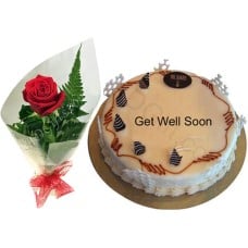 Rose W/ Cake