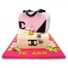 Pink Chanel Cake