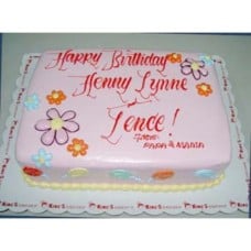 Pretty Cake With Balloons Cake (12 X 16)