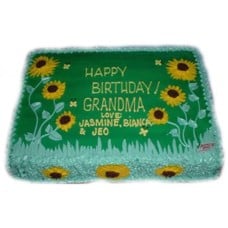 Sunflower Cake (10 X 14)