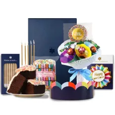 Zodiac Best Birthday Cake And Bouquet Gift Hamper - Scorpio
