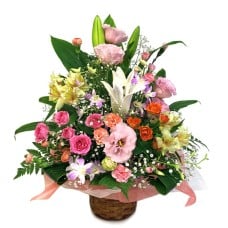 gorgeous lily arrangement