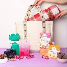 Valentine's Gourmet Picnic Gift Tote