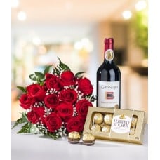 Roses, Chocolates and Wine