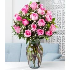 Two Dozen Pink Roses