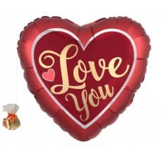 I Love You Roses Sweet Balloon(Bunch Of Three)