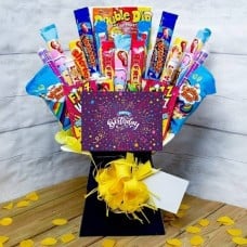 Happy Birthday Giant Retro Sweet Bouquet