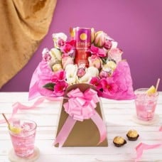 Pink Vodka and Chocolate Bouquet