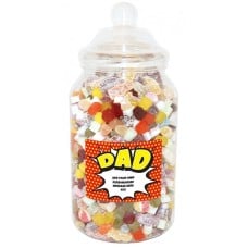 Personalised Dad Giant Sweet Jar