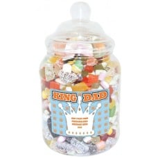 Personalised King Dad Large Sweet Jar