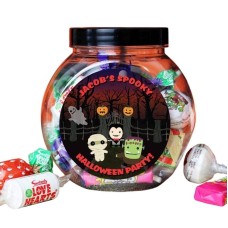 Personalised Halloween Sweet Jar