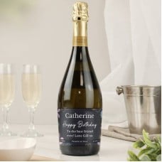 Personalised Daisy Prosecco