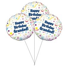 Happy Birthday Grandad Sweet Balloon(Bunch Of Three)