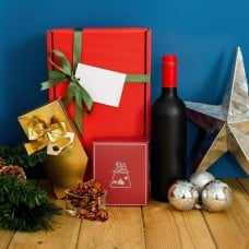 Christmas Mulled Wine, Belgian Chocolates Hamper and Gourmet Popcorn