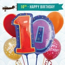 Numbers Birthday Balloon