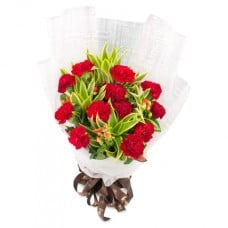 Carnation Bouquet 03 (8 Stalks of Pink Carnation)