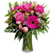 Positive Thinking with fuchsia flowers (Basic)