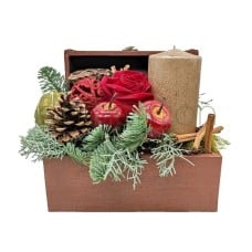 Festive chest (choose candle colour)