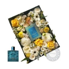 Gift box for men with Versace Eros perfume 50ml