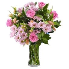 Bouquet with pink flowers (Basic)
