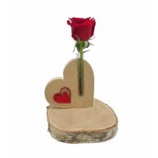 Flower and wine love gift