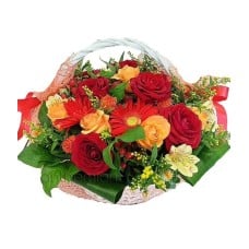 Basket in orange and red (Basic)