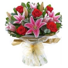 Lilies and red roses (Basic)