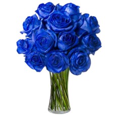Royal Blue Roses Bouquet