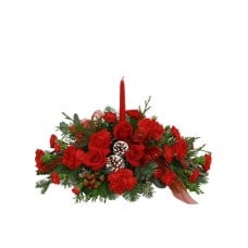 Celebration arrangement in red (Basic)