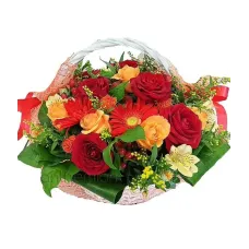 Basket in orange and red (Basic)
