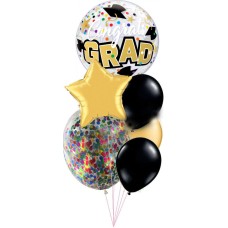 Glittering Graduation Balloon Bouquet