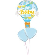 Blue Welcome Baby Balloon Bouquet