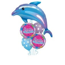 Dolphin Delightful Blue Birthday Bouquet