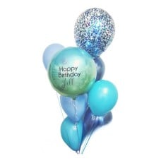 Bespoke Personalised Orbz Balloon Bouquet