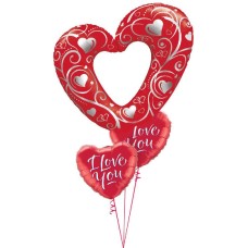 I Love You Filigree Bouquet