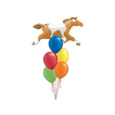 Brown Horse Balloon Bouquet