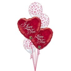 I Love You Rose Heart Bouquet
