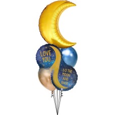 Love You to The Moon + Back Bouquet