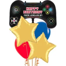Game Controller Birthday Balloon Bouquet