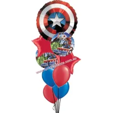 Big Captain America Avengers Birthday Bouquet