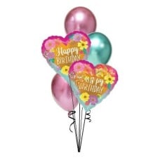 Painted Flowers Birthday Bouquet